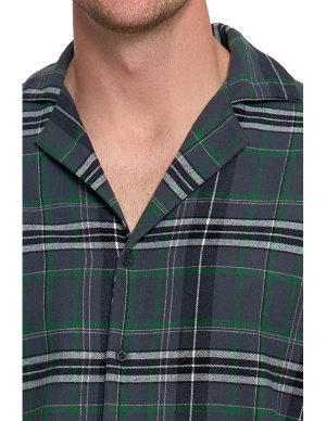 Pijama bărbătească flanelată PDM6700 model carouri