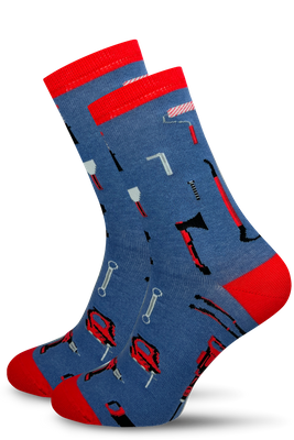 Skarpetki bawełniane męskie Hamburgery i Frytki