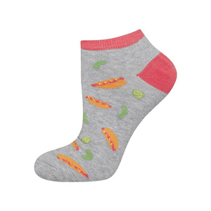 Șosete scurte bărbați Hot Dog Gri și Portocaliu
