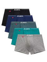 Herren-Boxershorts 5SMH-004 Grau/Grün/Schwarz/Blau