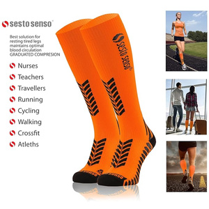 Kompressions-Kniestrümpfe Sportserie Orange