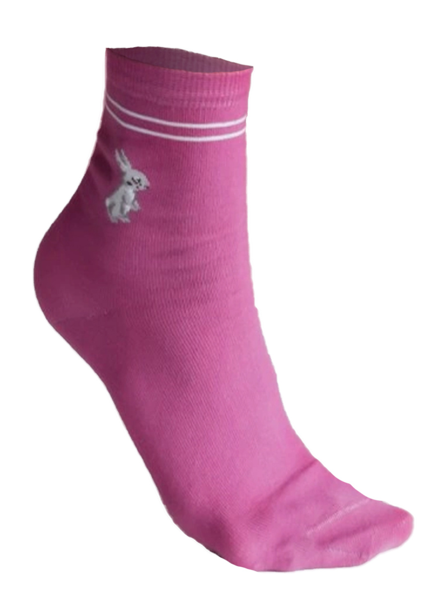 Damensocken Wzorzyste 200 Fuchsia und Rosa