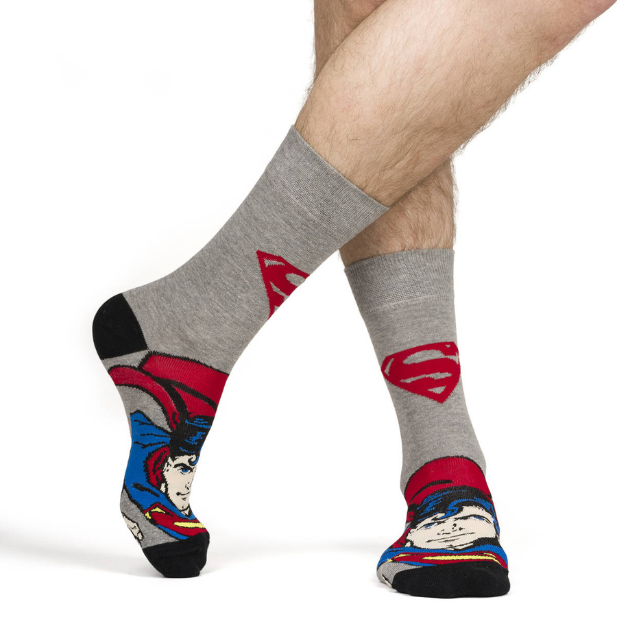 Farbige Herrensocken SOXO GOOD STUFF Superman DC Comics 