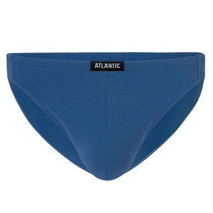 Atlantic Herren Mini-Slips – Bequeme Mikromodal Unterwäsche, 95% Mikromodal, 5% Elastan, Ohne Muster, Premium Kollektion, Verschiedene Farben: Blau, Grau, Denim, Schwarz, Innengummi, Ideal für Männer