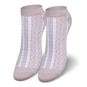 Gemusterte Damensocken aus Baumwolle