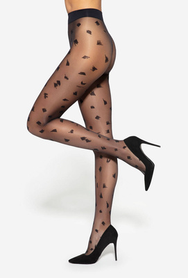 Gatta Arti 04 Transparente gemusterte Strumpfhose für Frauen