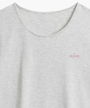 Damen Schlafanzug Nlp-497 Rosa/Grau/Blau