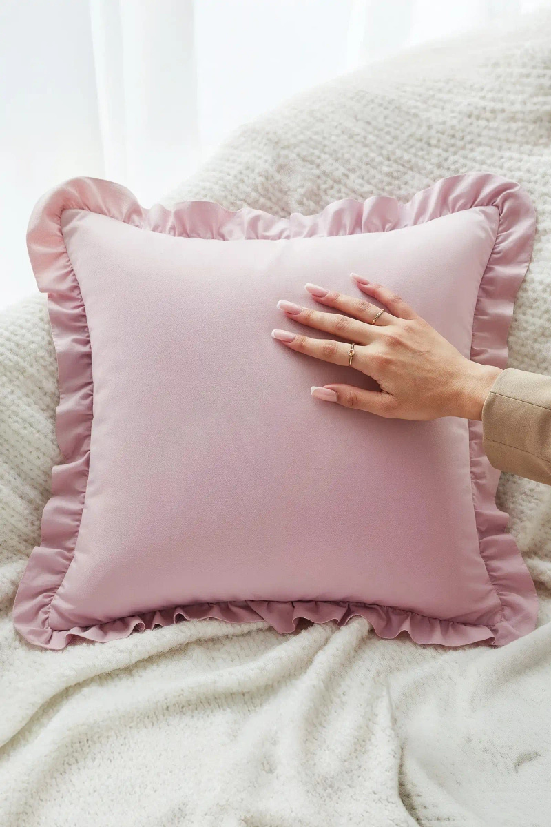 S KOPFKISSENBEZUG 70*80 RUFFY SATIN PREMIUM