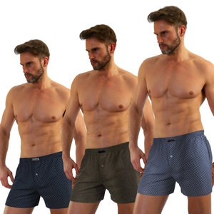 3er-Pack Classic loose cotton PANTHER Herren-Boxershorts Sesto Senso