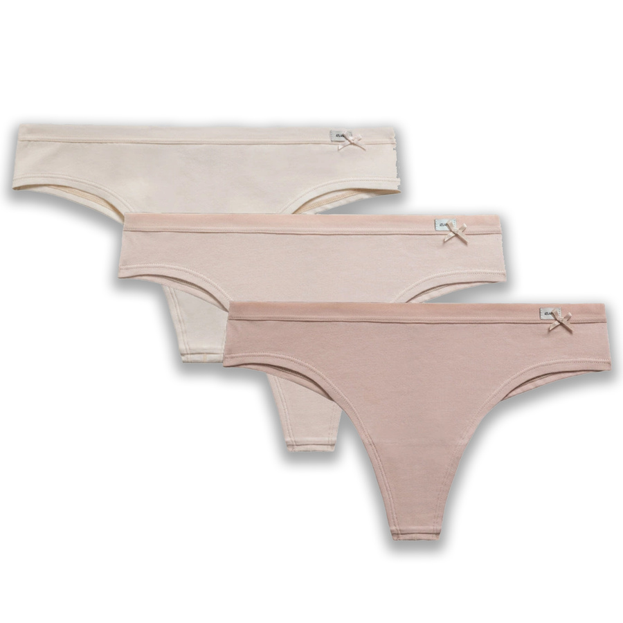 3-PACK Women's Brazil Höschen