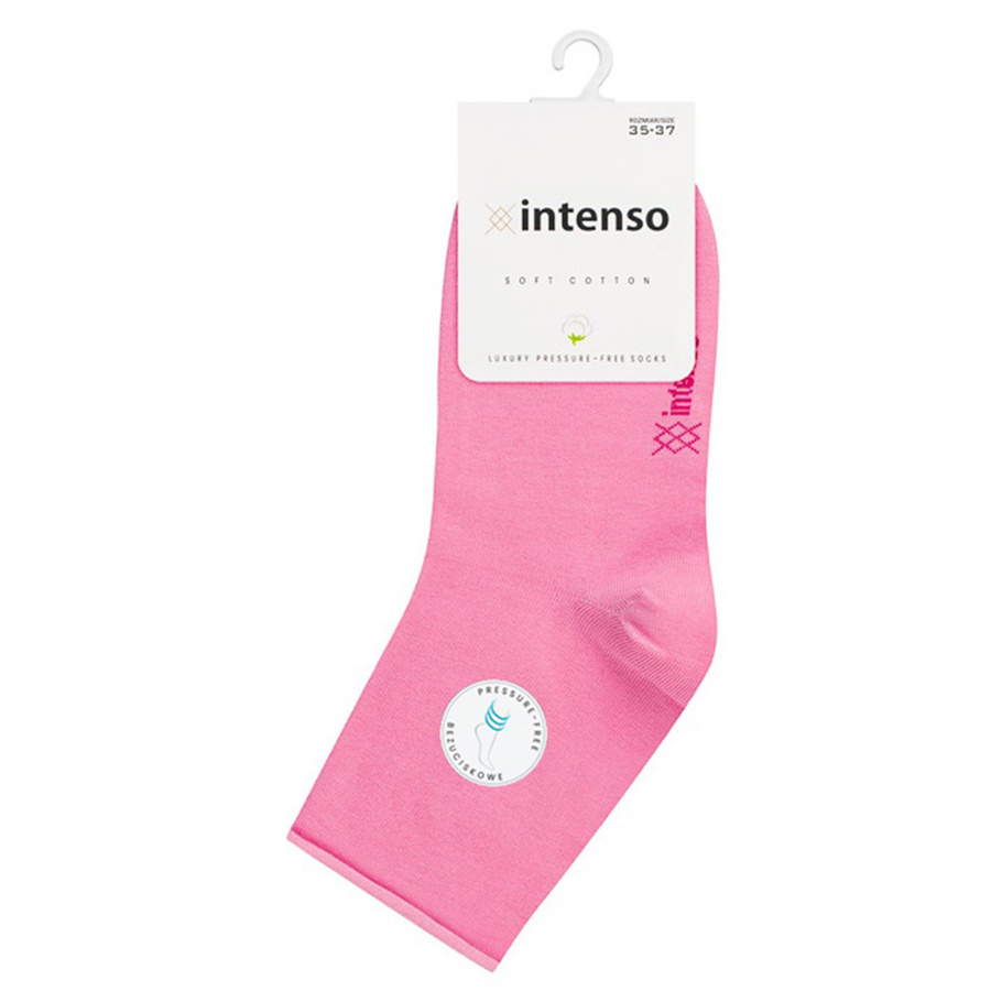 Socken für Frauen ohne Druckknöpfe Baumwolle Art. 020 Intenso