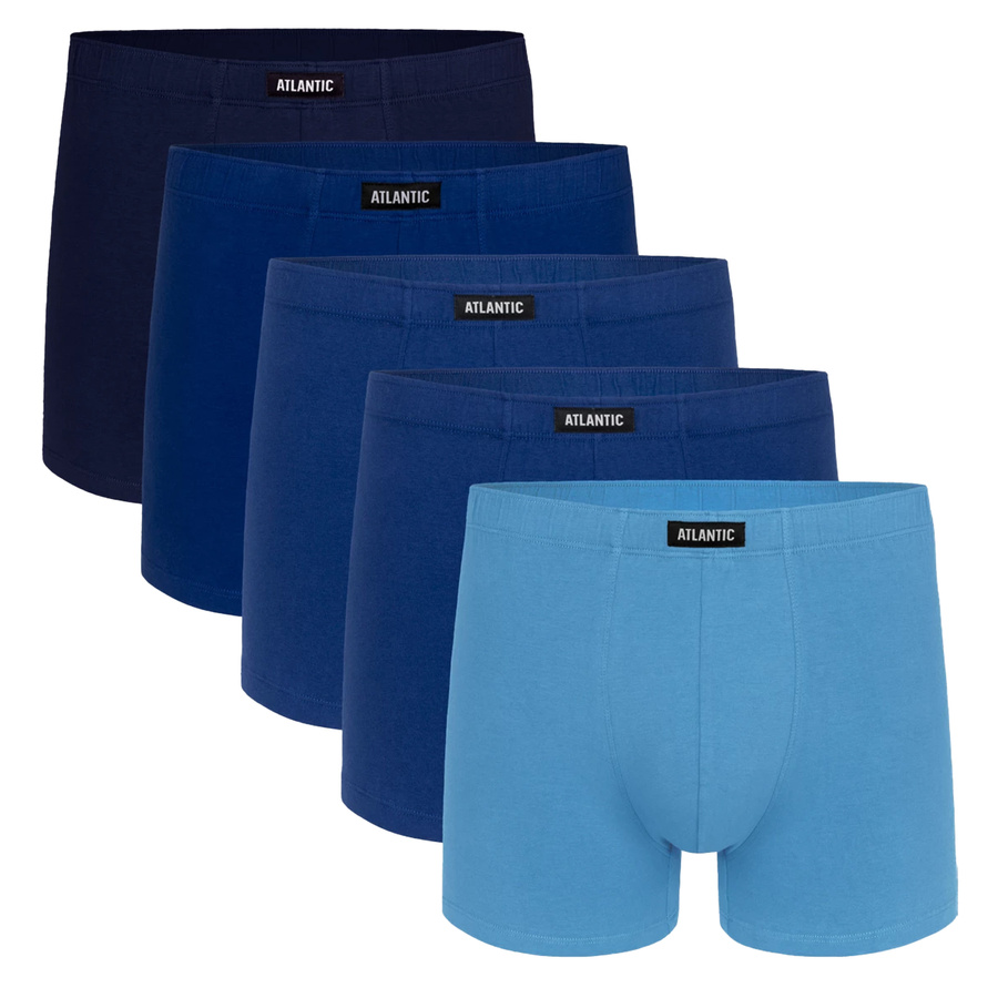 5-PACK Herren-Shorts 5SMH-002 Atlantik