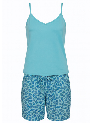 Damen Baumwollpyjama kurz