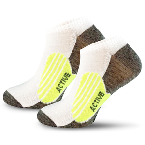Sesto Senso Herren Sneakersocken – Baumwollsocken mit Air Control System, Sport-Stopper, Rot/Weiß, Elastische Bündchen, Schutzpolsterung, Flache Nähte, Anatomisch angepasst