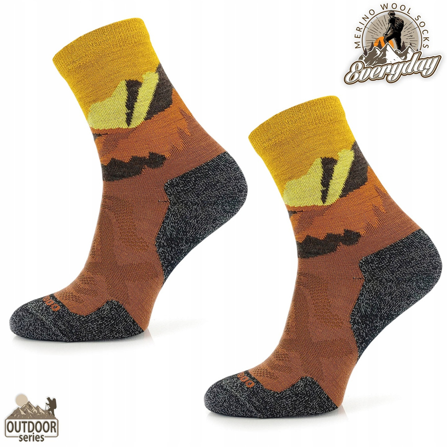 Trekking-Socken aus Merinowolle TRE18 Comodo