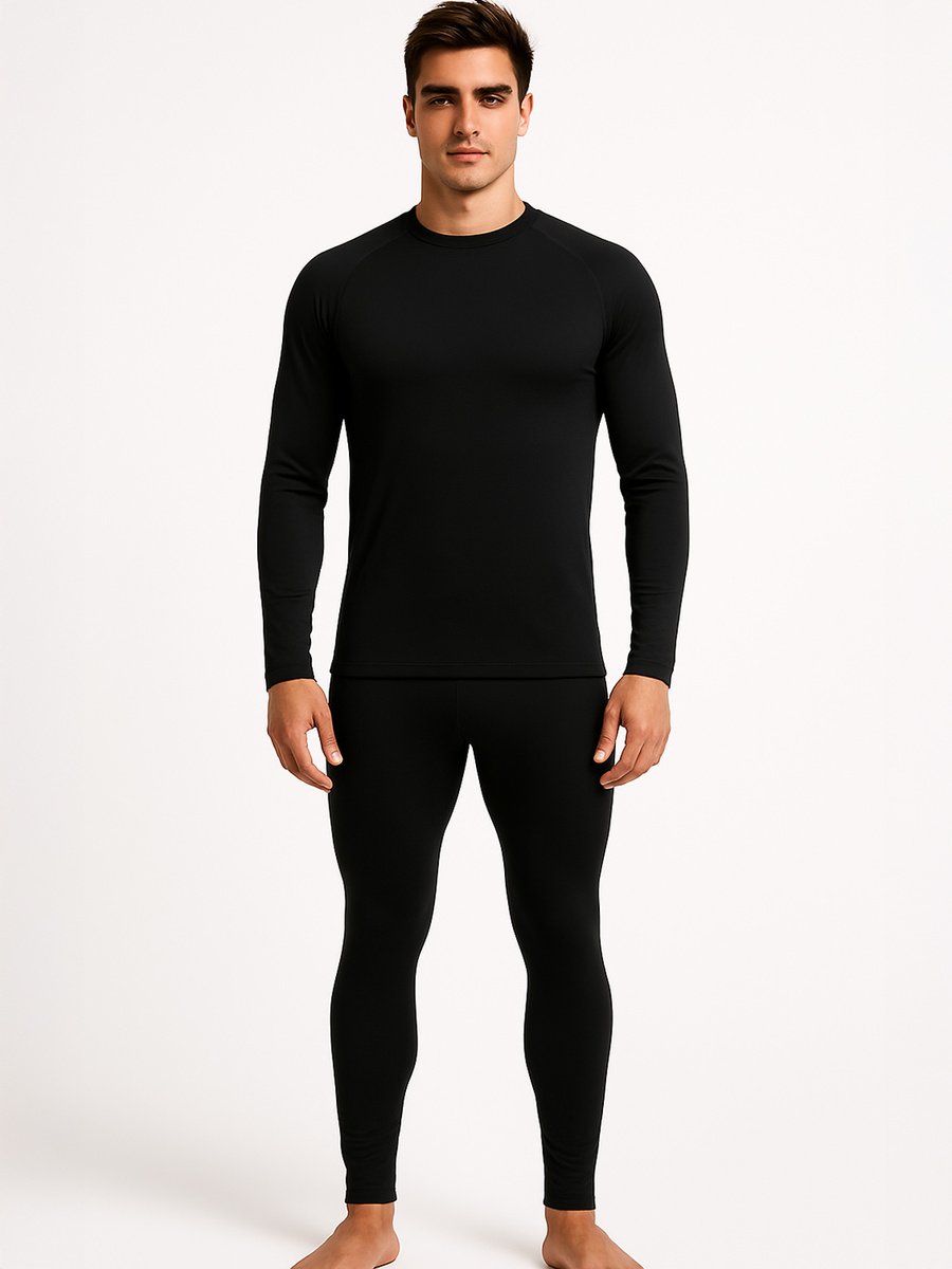 Thermounterhose Serie Schwarz