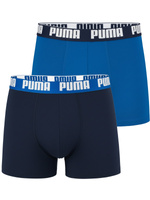 Herren Boxershorts 2er Pack Puma Comfort Stretch Blau/Grün