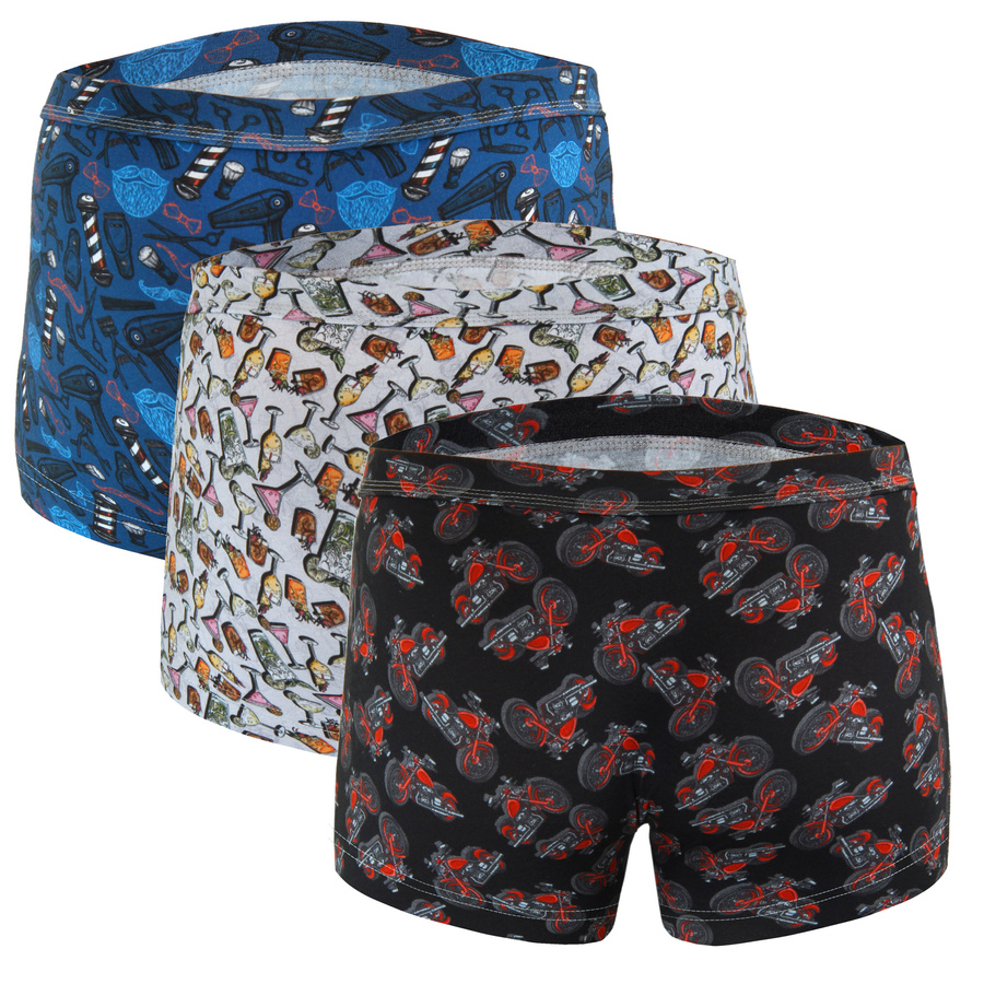 3X Bokserki męskie Funny 10 Sesto Senso