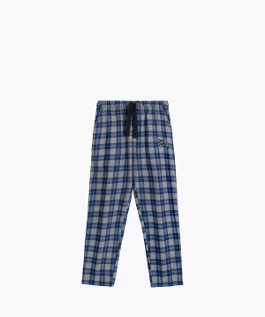 Pyjamahose Serie nmb-045 Grau Kariert