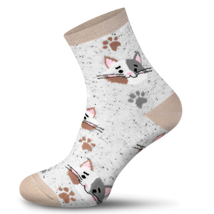 Kolorowe skarpetki damskie w zabawne wzory Milena