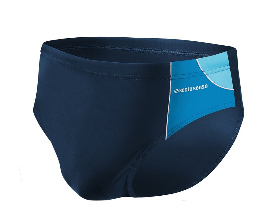 Bade-Slips Herren BD Blau