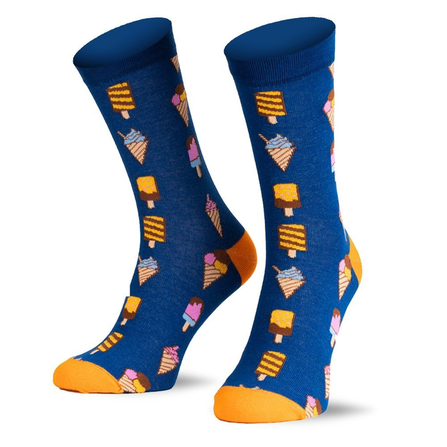 Kolorowe skarpety męskie garniturowe ANTHONY Eltom