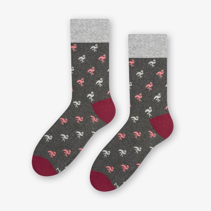 Farbige Damen/Herren Flamingo-Socken Mehr Mode