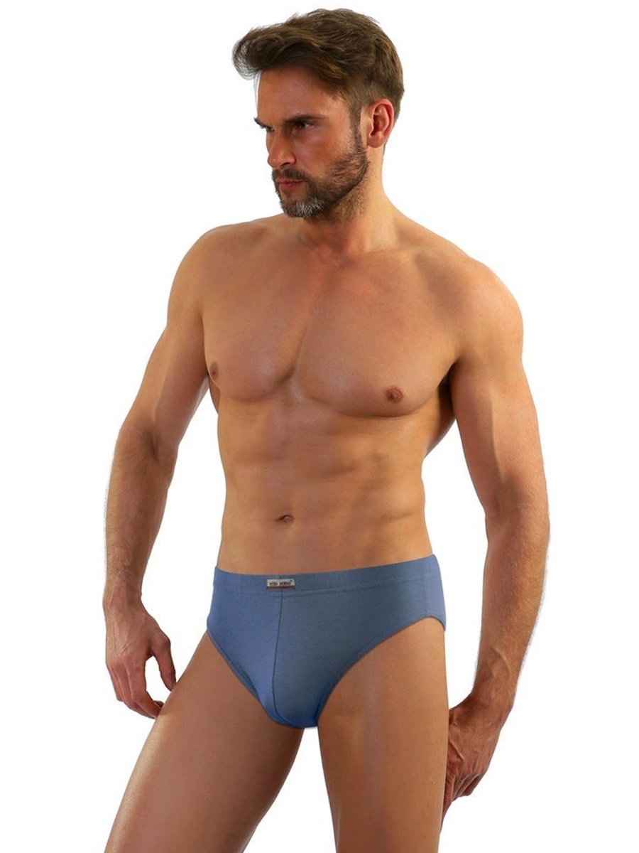 Herrenslips SM01 Jeansblau