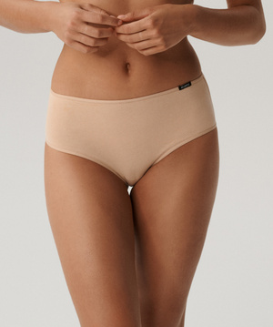 Atlantic Damen Figi Classic Set – Bequeme Baumwollunterwäsche, Atmungsaktiv, 3er Pack, Beige | Schwarz | Weiß, 95% Baumwolle, 5% Elastan, Neuheit für Frühjahr/Sommer, Basic Kollektion