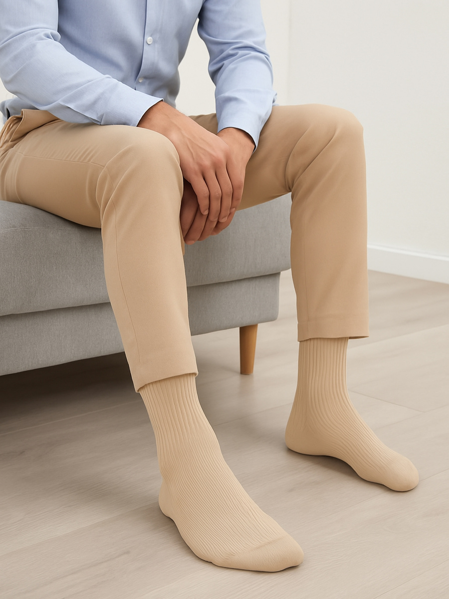 Baumwoll-Socken Ohne Druck medizinische Kunst. 02 Skarpol