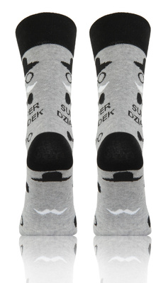 Herrensocken Dzień Babci i Dziadka Super Opa Grau