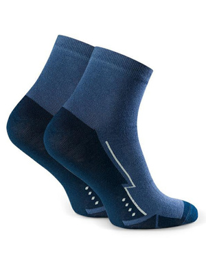 Șosete scurte sport pentru bărbați Krótkie skarpety sportowe albastre