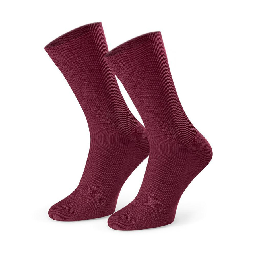 Compression-Free Cotton Socks Art. 018 Burgundy