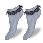 Skarpety Bawełniane STOPKI Z KORONKĄ 941 Milena