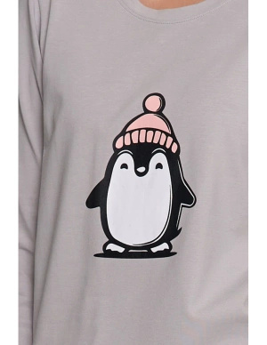 Women's pajamas with long sleeves and 7/8 leg