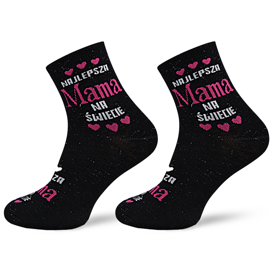 Gemusterte Socken Day Of Mommy Geschenk Milena