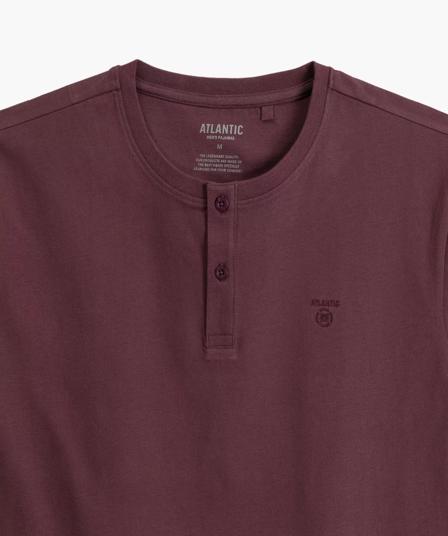 Pijama bărbătească Seria nmp-397 Gri-Roșu