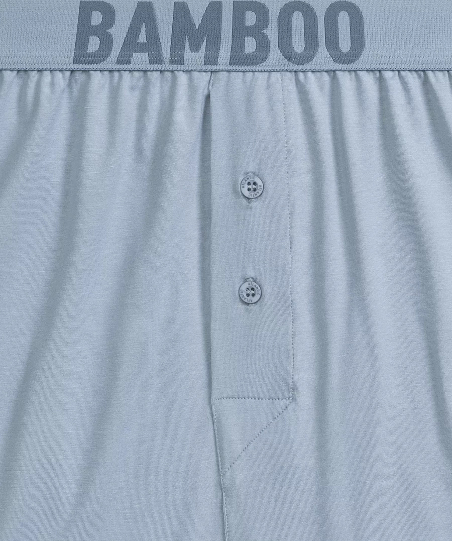 Lockere Herren-Boxershorts Serie 2MBX-076 Grau und Blau