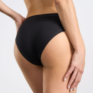 Slip Damen 925 Schwarz