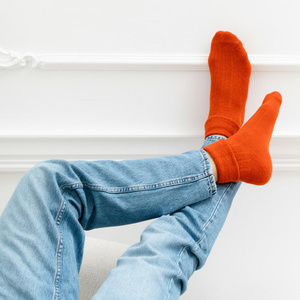 Skarpetki 50% z wełny alpaki art. 044 PR007 jasno różowe