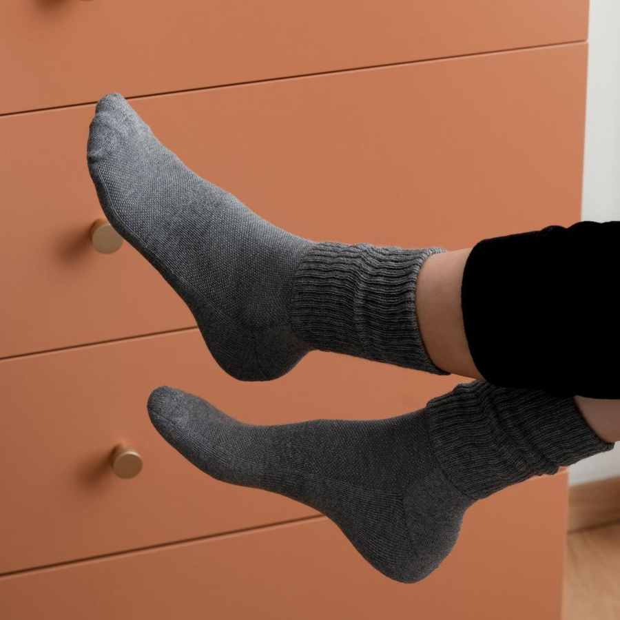 Damen-Sport-Halbfrotteesocken mit hoher Rippung Steven