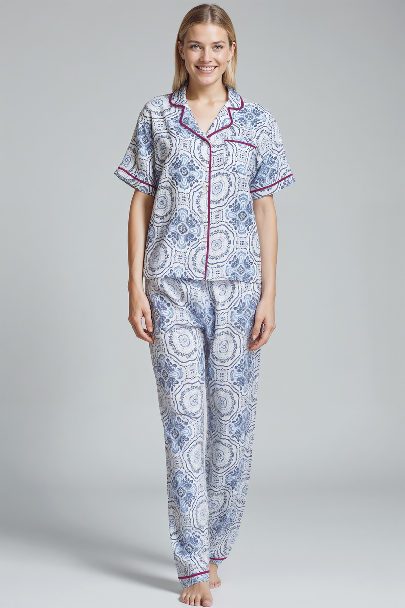Pijamă pentru femei Atrani albastră