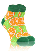 Kolorowe śmieszne ZAKOSTKI SKARPETY FINEST Sesto Senso