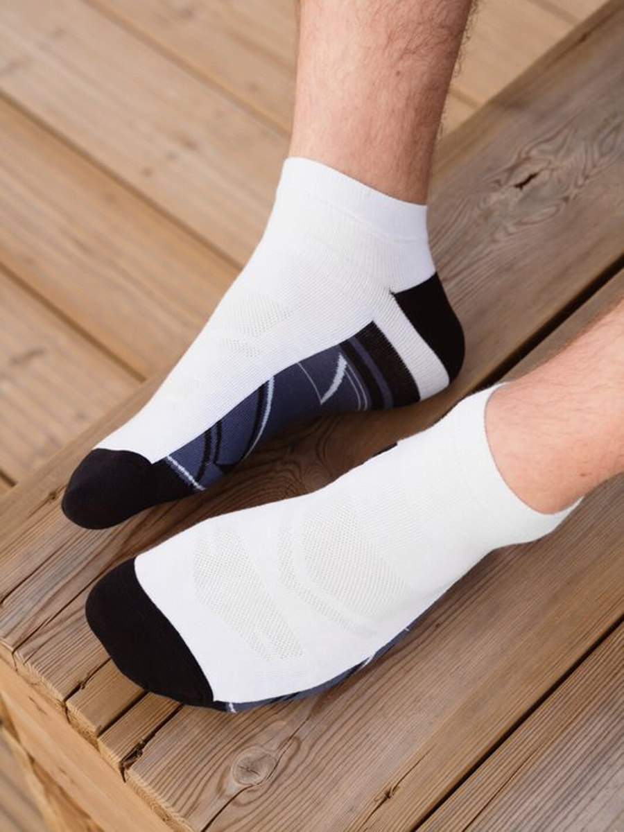 Șosete scurte sport Seria art.101 Albe