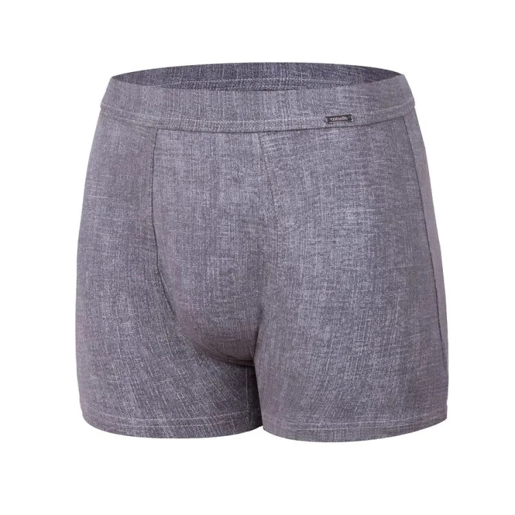 Herren-Boxershorts Authentic 220 grau Druck Cornette 