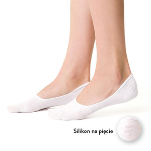 Stopki baleriny bawełniane z silikonem art. 058 Steven