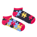 Männer lustige Füße aus Baumwolle Puzzle Milena