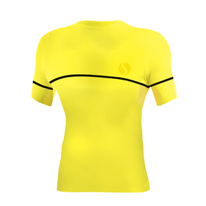 Kurzarmshirt Dryarn Gelb