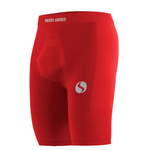 Sesto Senso Herren Thermoaktive Kurze Hose – Atmungsaktiv, Wasserabweisend, Winddicht, Nahtlos, 4-Wege-Stretch, Sportbekleidung für Outdoor-Aktivitäten, Poliamid-Elastan, Rot