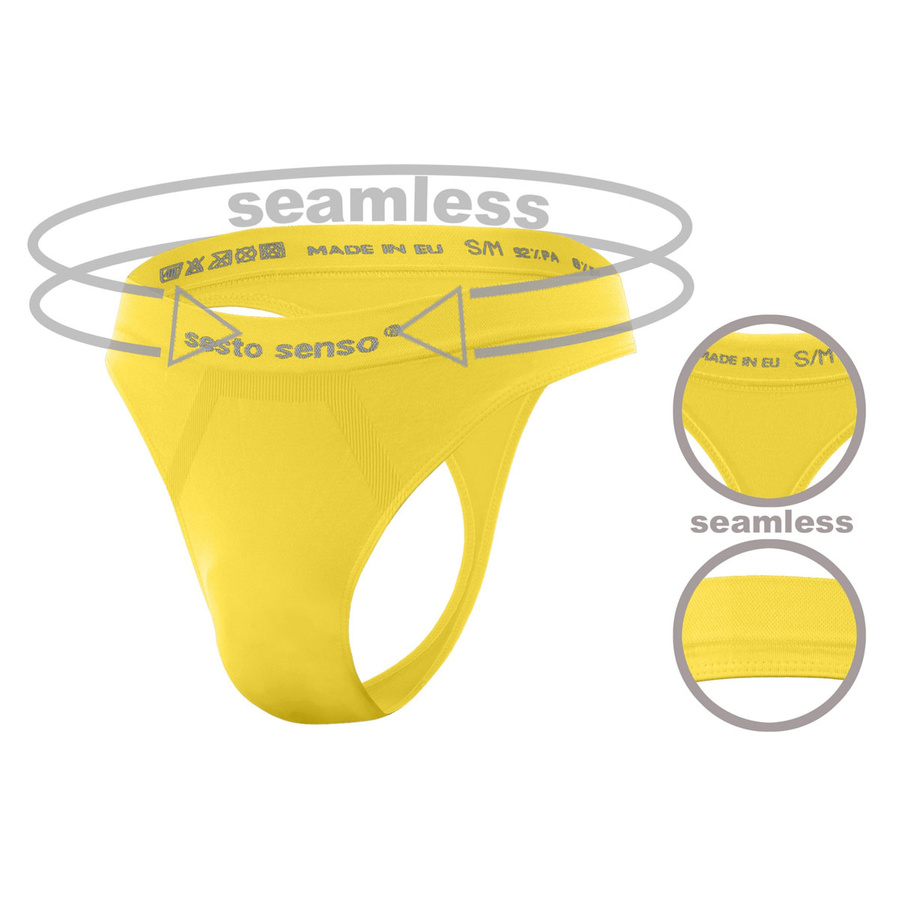 Nahtlose Herren-Strings CL13 Gelb